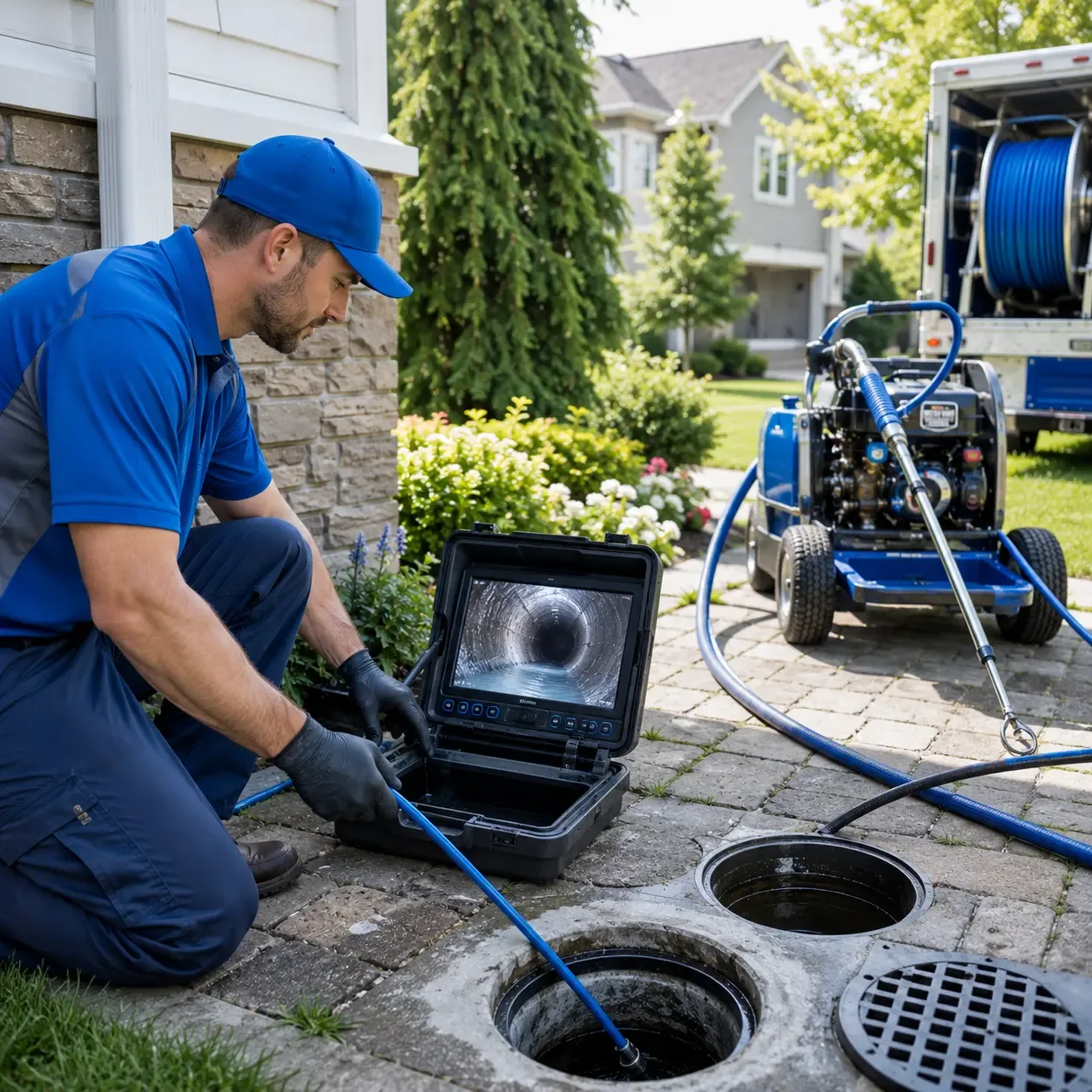 Outdoor drain cleaning professionals serving Marlinton, WV