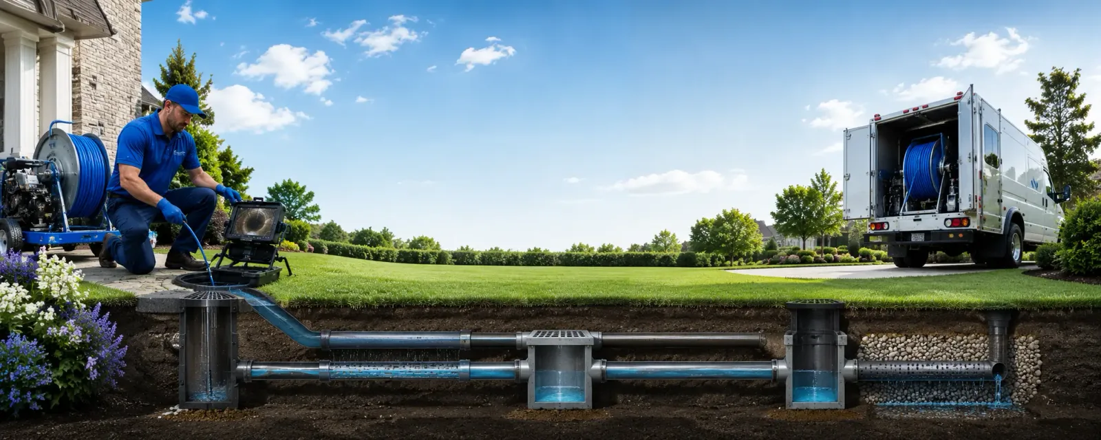 Outdoor drain cleaning information for Marlinton, WV
